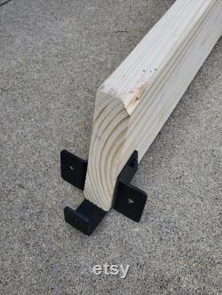 5-Pack of 3-12 Pitched Roof Skirt Tie Bracket for 2 Rough Cut Rafter and Roof Skirt