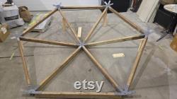61pc Newroots 3V Geodesic Dome Hub Kit for DIY Grow Dome Greenhouse or Building