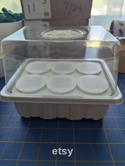 6-Pod yCube Seed Starter Nursery Hydroponic Germination Tray