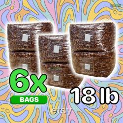 6x (18lbs) Grain Spawn Bags Milo Sorghum Millet Grain Bags