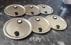 6x Liquid Agar Grain Lids 82mm (XL Large size canning lid)