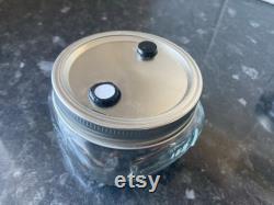 6x Liquid Agar Grain Lids 82mm (XL Large size canning lid)