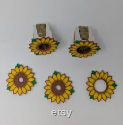 6x Sunflower Algae Blockers for Gardyn Decorative Split Top Pod Toppers (3 Sizes)
