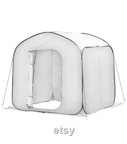 7 x 7 x 7 Garden Portable Pop Up Greenhouse with Side Door and Portable Zipper Bag for Plants