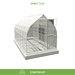 7x14 Growers Greenhouse, Climapod Spirit (6-mm Twin Wall Polycarbonate)
