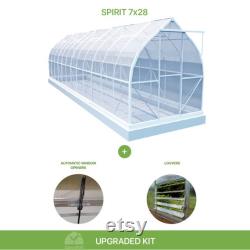 7x28 Growers Greenhouse, ClimaPod Spirit (6-mm twin wall polycarbonate)