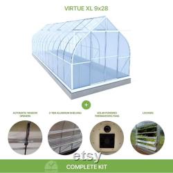 7x7 Growers Greenhouse, ClimaPod Spirit (6-mm twin wall polycarbonate)