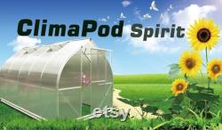 7x7 Growers Greenhouse, ClimaPod Spirit (6-mm twin wall polycarbonate)