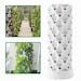 80-pot Vertical Hydroponics Tower Set, Home Gardening Hydroponic Growing