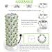 80-pots Vertical Hydroponics Tower Set Hydroponic Growing System Home Gardening