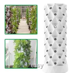 80-Pots Vertical Hydroponics Tower Set Hydroponic Growing System Home Gardening