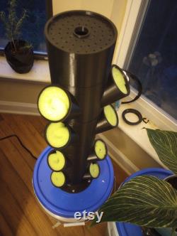 8 Plant Hydroponic Grow Tower For Indoors Outdoors