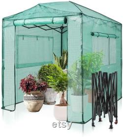 8'x8'x8' ft Walk-In Greenhouse Gardening Plant Heavy Duty Green House Grow Tent