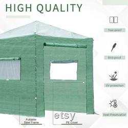 8'x8'x8' ft Walk-In Greenhouse Gardening Plant Heavy Duty Green House Grow Tent