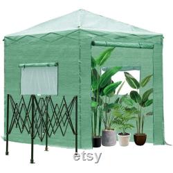 8'x8'x8' ft Walk-In Greenhouse Gardening Plant Heavy Duty Green House Grow Tent
