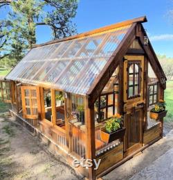 8' x 16' Greenhouse Plans, DIY, How to Build a Greenhouse
