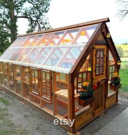 8' x 16' Greenhouse Plans, DIY, How to Build a Greenhouse