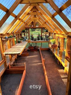 8' x 16' Greenhouse Plans, DIY, How to Build a Greenhouse