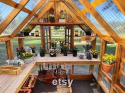 8' x 16' Greenhouse Plans, DIY, How to Build a Greenhouse