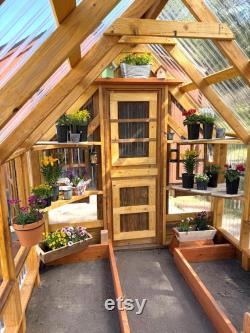 8' x 16' Greenhouse Plans, DIY, How to Build a Greenhouse