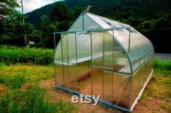 9x14 Growers Greenhouse, ClimaPod Virtue (6-mm twin wall polycarbonate)