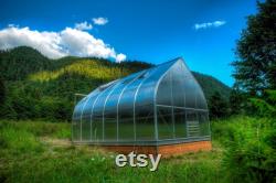 9x14 Growers Greenhouse, ClimaPod Virtue (6-mm twin wall polycarbonate)