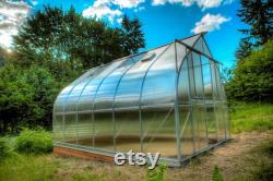 9x14 Growers Greenhouse, ClimaPod Virtue (6-mm twin wall polycarbonate)