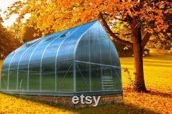 9x14 Growers Greenhouse, ClimaPod Virtue (6-mm twin wall polycarbonate)