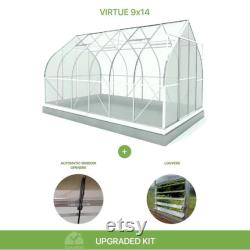 9x14 Growers Greenhouse, VIRTUE Black HD 9 14 (6-mm twin wall polycarbonate)