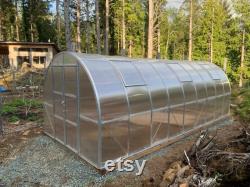 9x21 Growers Greenhouse, ClimaOrb Arched 9 21 (6-mm twin wall polycarbonate)