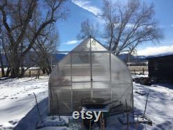 9x42 Heavy Duty Greenhouse kit, ClimaPod Virtue Series (6MM polycarbonate twin wall panels)