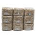 9x Mini Sterilized Rye Grain Bags, 1 Lb. Ea, 9 Lb. Total, Organic Rye Berry Mushroom Grain Substrate, Self-healing Injection Port