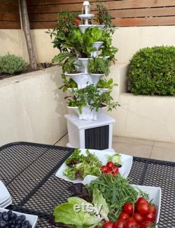 Acqua Garden 2 Innovative Vertical Growing System Solar Powered Self-Watering Fully Automated Complete Kitchen Garden