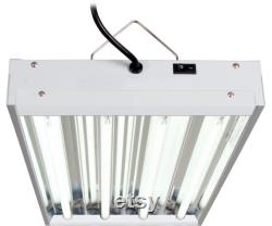 Agrobrite T5 96W 2' 4-Tube Fixture with Lamps 6400 K with 8000 Lumens
