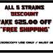 All 5 Strains Discount Free Shipping