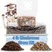 All-in-one Mushroom Grow Kit 4 Lb Grow-in-bag Kit Monotub Refill 1 Lb Sterilized Grain Bag With Injection Port And 3 Lb Cvg Bulk Substrate