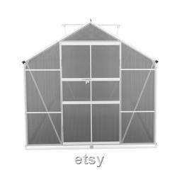 Aluminium Greenhouse Polycarbonate Green House Garden Shed 4.7x2.5M