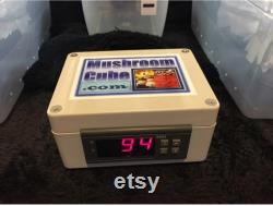 Automated MushroomCube 2 Tote Mushroom Growing Kit with 12 PFTek Substrate Jars