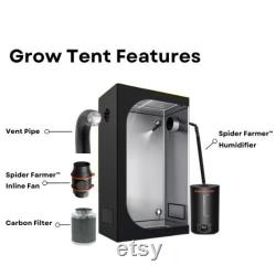 Automated Mushroom Grow Tent with Racks Hydroponic Indoor Growing Shelter For Mushroom Cultivation and Medicinal Mushroom Species