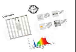 BOOST Growers 650W 6 Bars Full Spectrum LED Grow Light Hydroponics Plants Active