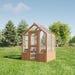 Backyard Cedar Greenhouse Kit 6' X 4' Of Interior Growing Space Handmade In Or Includes All Hardware For Assembly