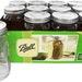 Ball Mason Jars 1 Litre Wide Mouth Set Of 12 Grain Spawn Jars Liquid Culture Jars