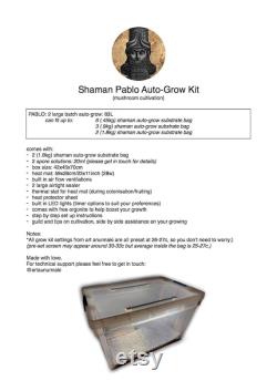 Be you own shaman PABLO auto-grow kit (2 large size batch)