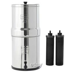 Big Berkey Water System With Black Filters and or Fluoride Filters (2.5 Gal)