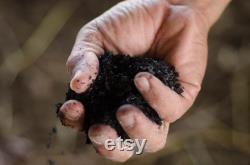 BioChar 25lb Organic Soil Amendment and Fertilizer For Fruits, Vegetables and Herbs and All Gardens