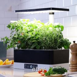 Black Gloss Indoor Garden Hydroponic Growing System for Growing Houseplants