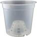 Clear Translucent Orchid Pots 17cm ( Optional Saucers )