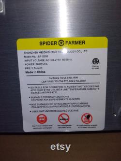 Complete spider farmer sp-2000 l.e.d. 2x4 grow tent