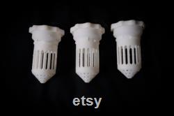 Countertop Hydroponic Planter Tower Indoor Vertical Garden 3D Printed Biodegradable Plastic DIY Stackable Design Easy Assembly