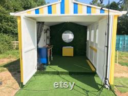 Cricket pavilion room, wooden playhouses, bespoke camping cabins, unique garden rooms, tiny house, garden playhouse,